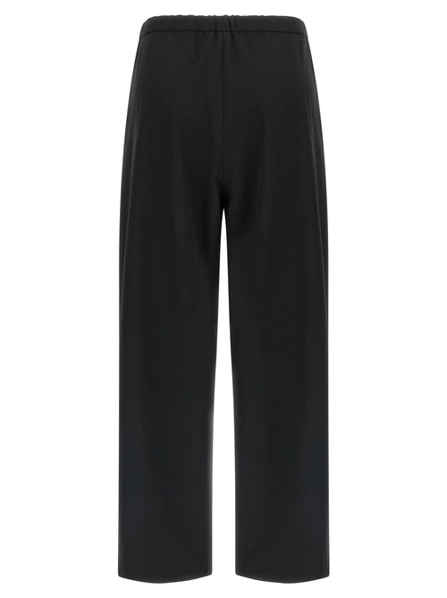'S Max Mara Black Virgin Wool Joggers (Workout Pants)