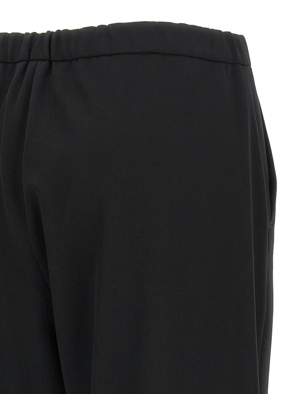 'S Max Mara Black Virgin Wool Joggers (Workout Pants)