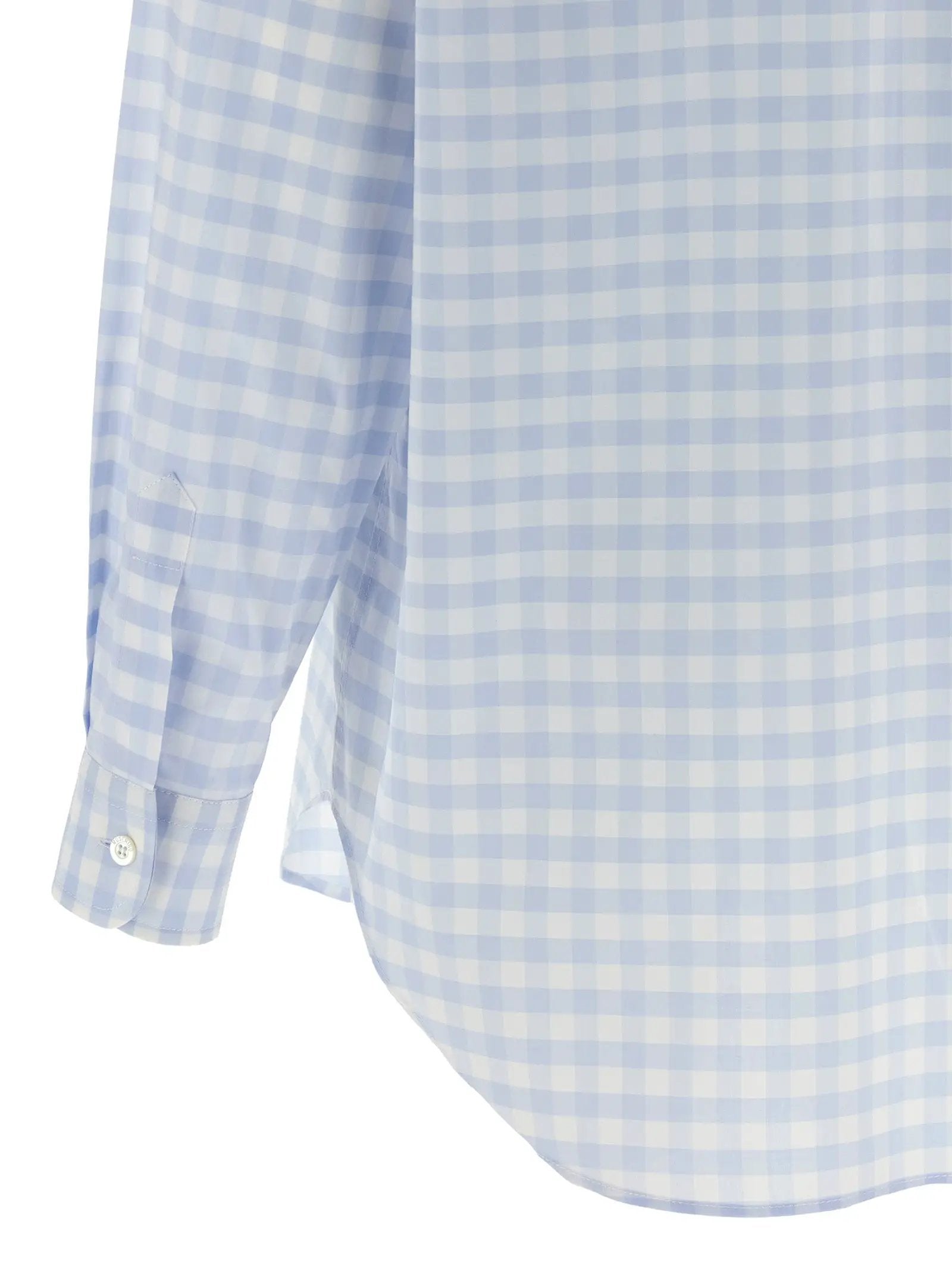 Moschino Blue Cotton Blouse