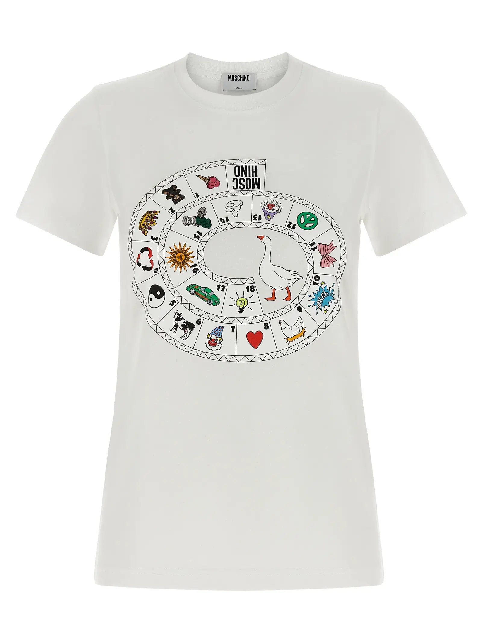 Moschino White Cotton T-Shirt