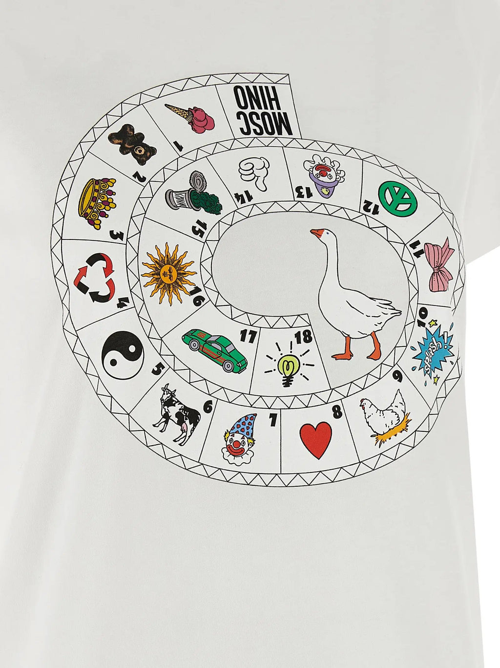Moschino White Cotton T-Shirt