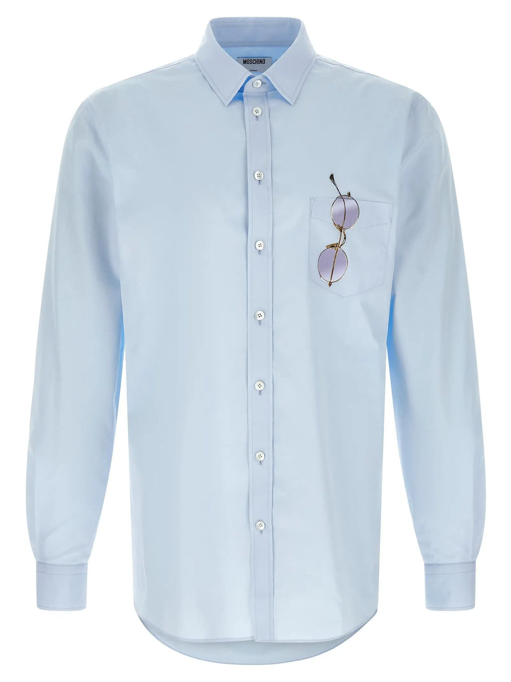 Moschino Blue Cotton Blouse