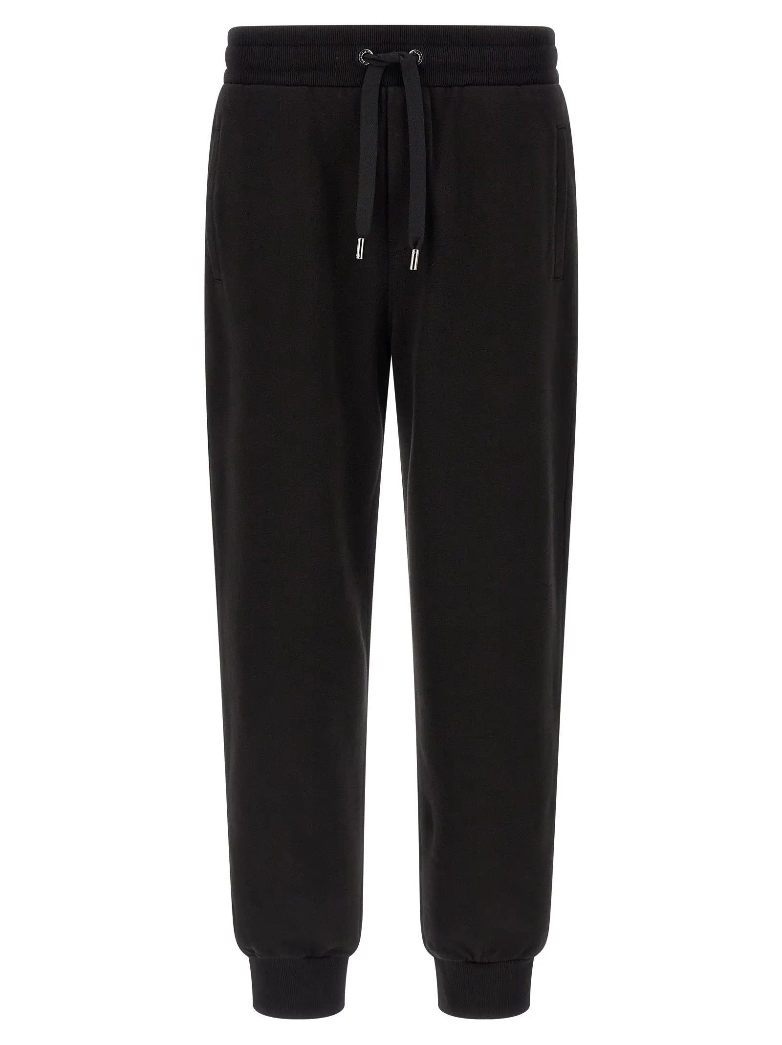 Dolce & Gabbana Black Cotton Joggers (Workout Pants)