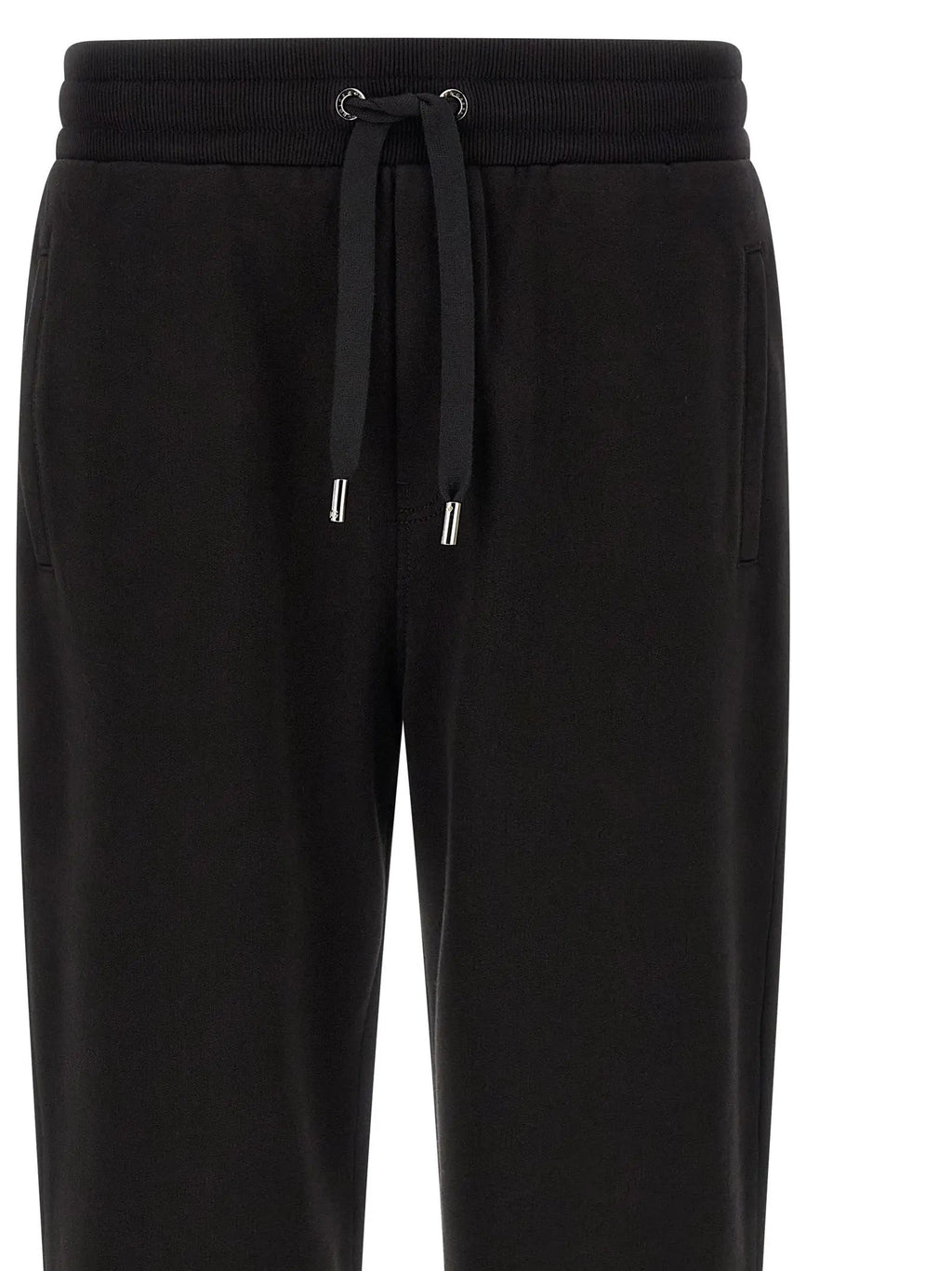 Dolce & Gabbana Black Cotton Joggers (Workout Pants)