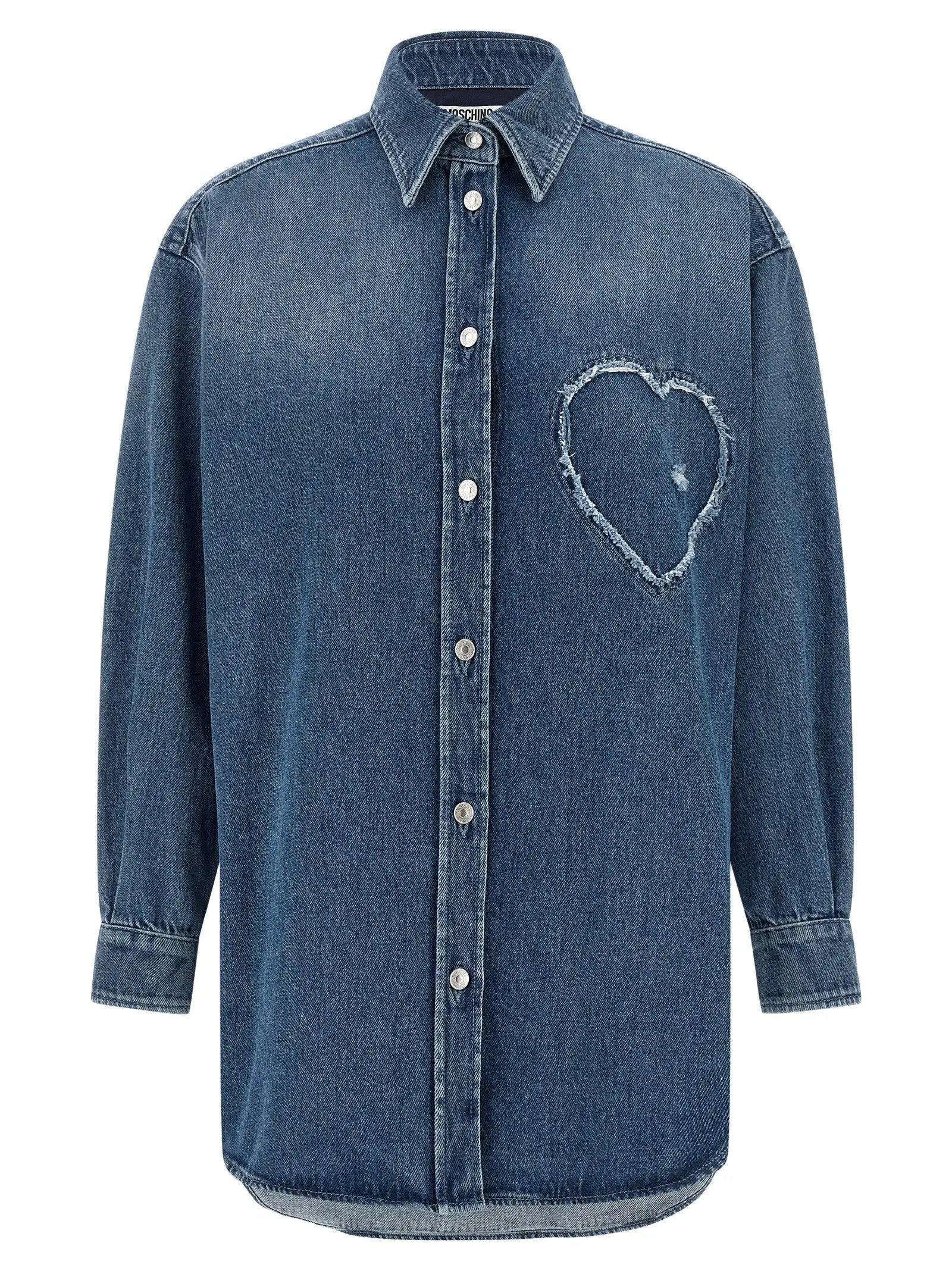 Moschino Blue Cotton Blouse