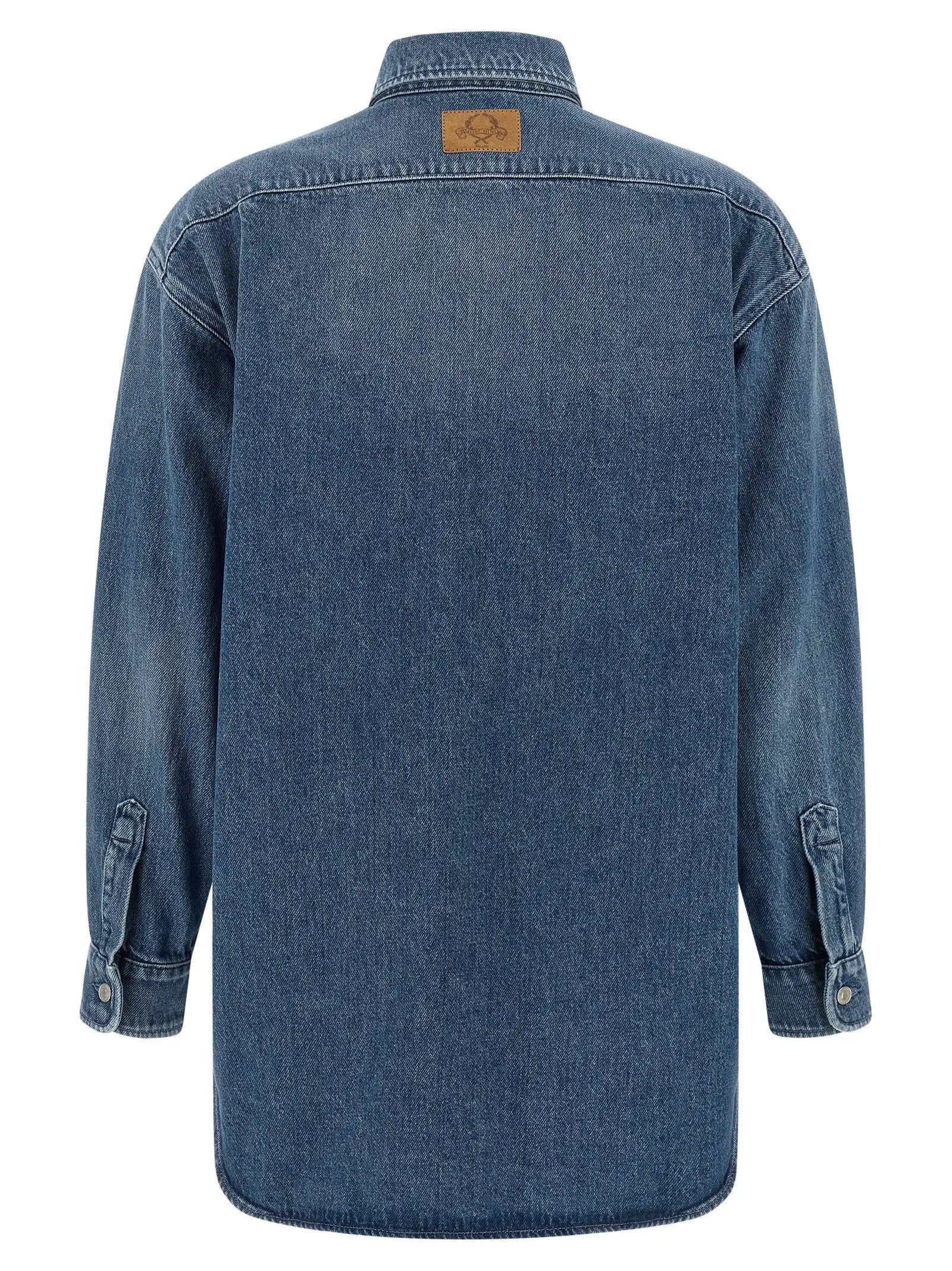 Moschino Blue Cotton Blouse