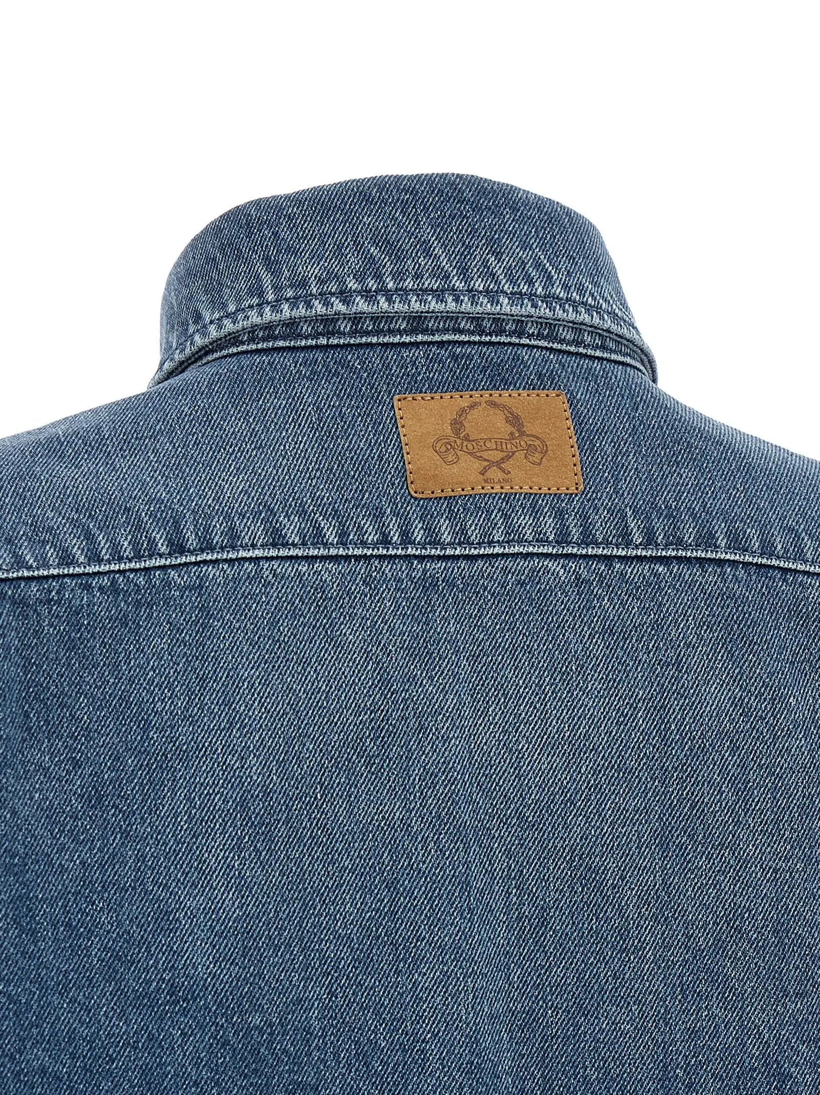 Moschino Blue Cotton Blouse
