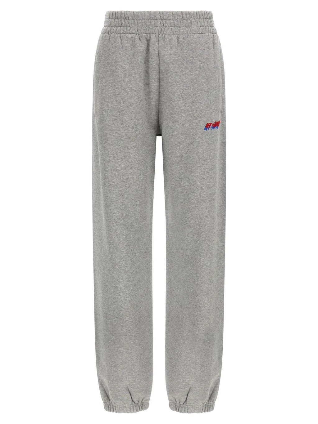 Off-White Gray Cotton Joggers (Workout Pants)