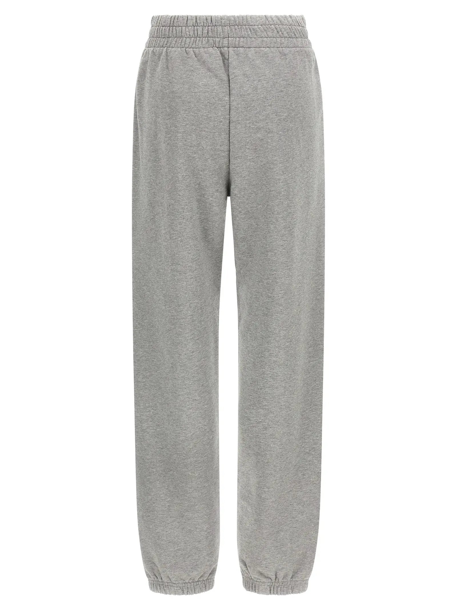 Off-White Gray Cotton Joggers (Workout Pants)