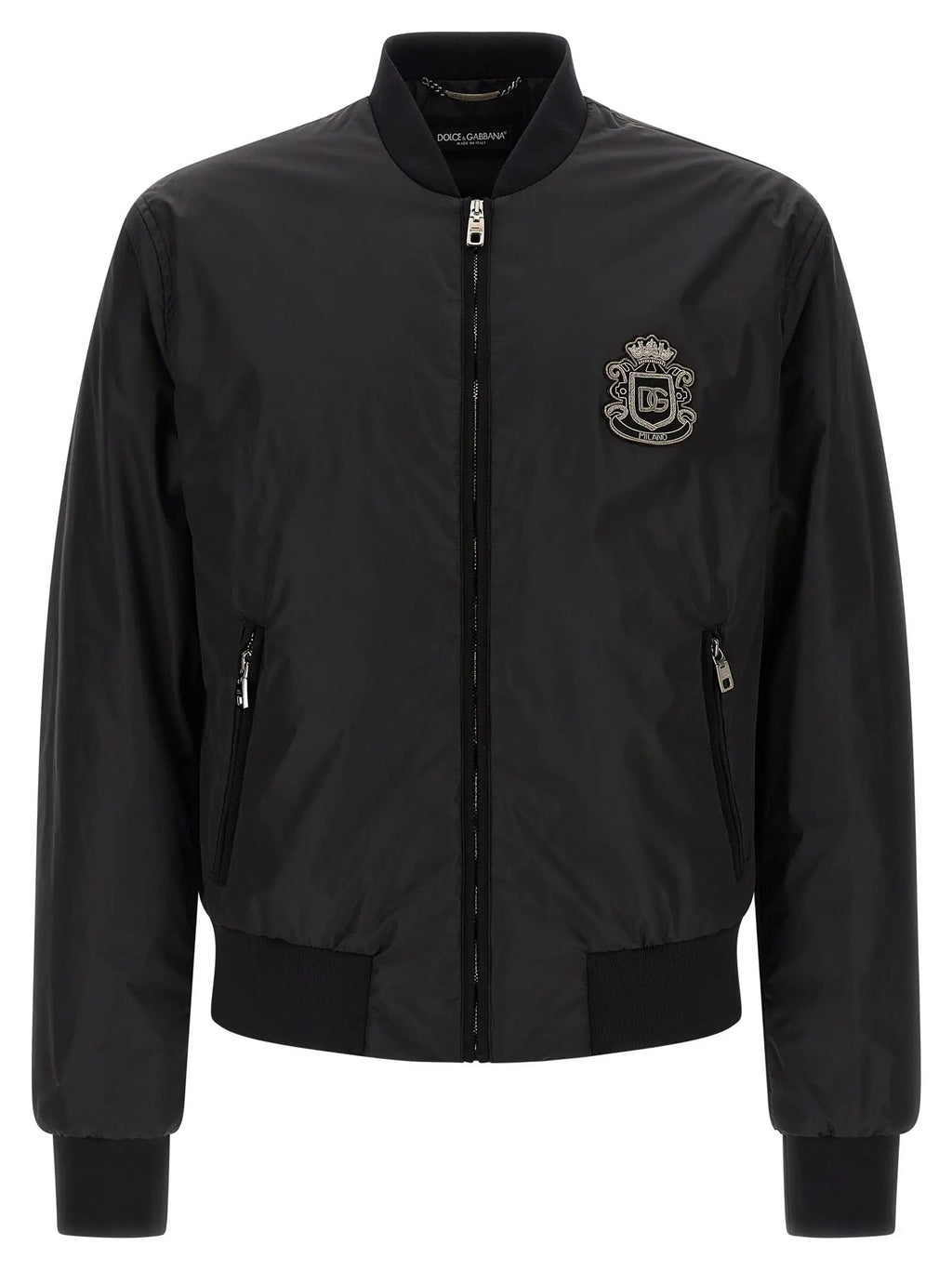 Bomber Dolce & Gabbana en polyamide noir