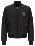 Bomber Dolce & Gabbana en polyamide noir