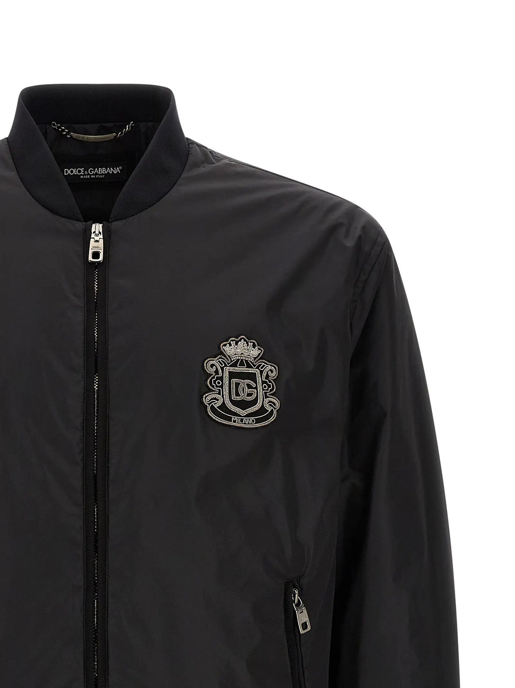 Bomber Dolce & Gabbana en polyamide noir