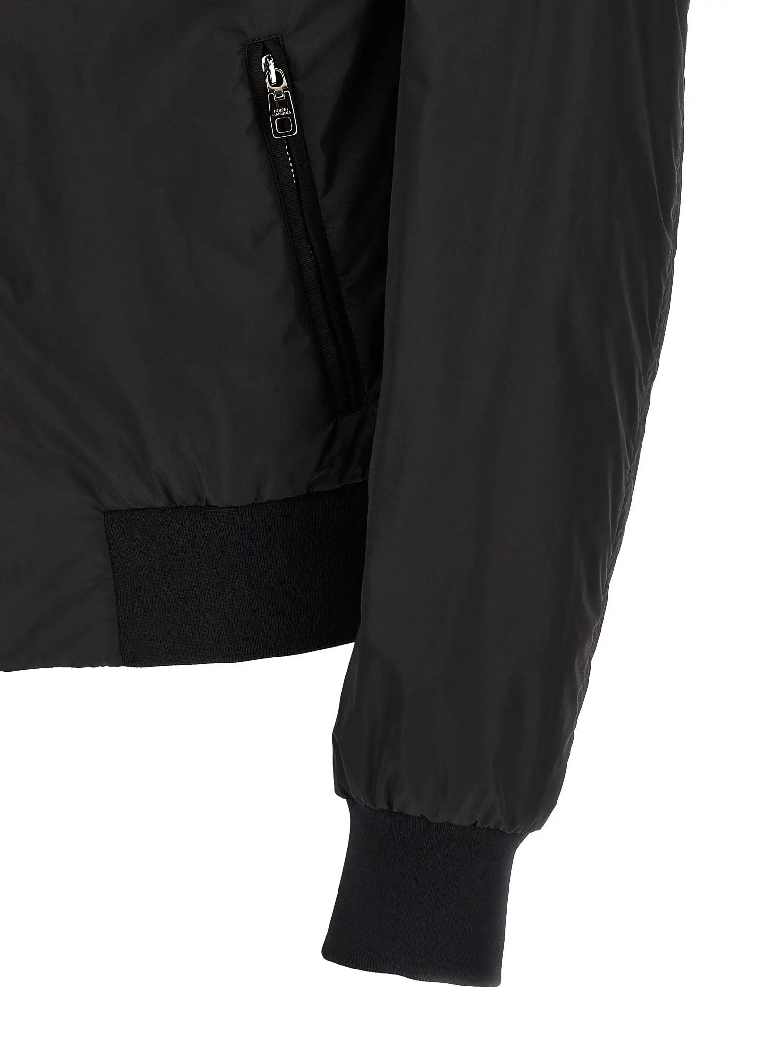 Bomber Dolce & Gabbana en polyamide noir