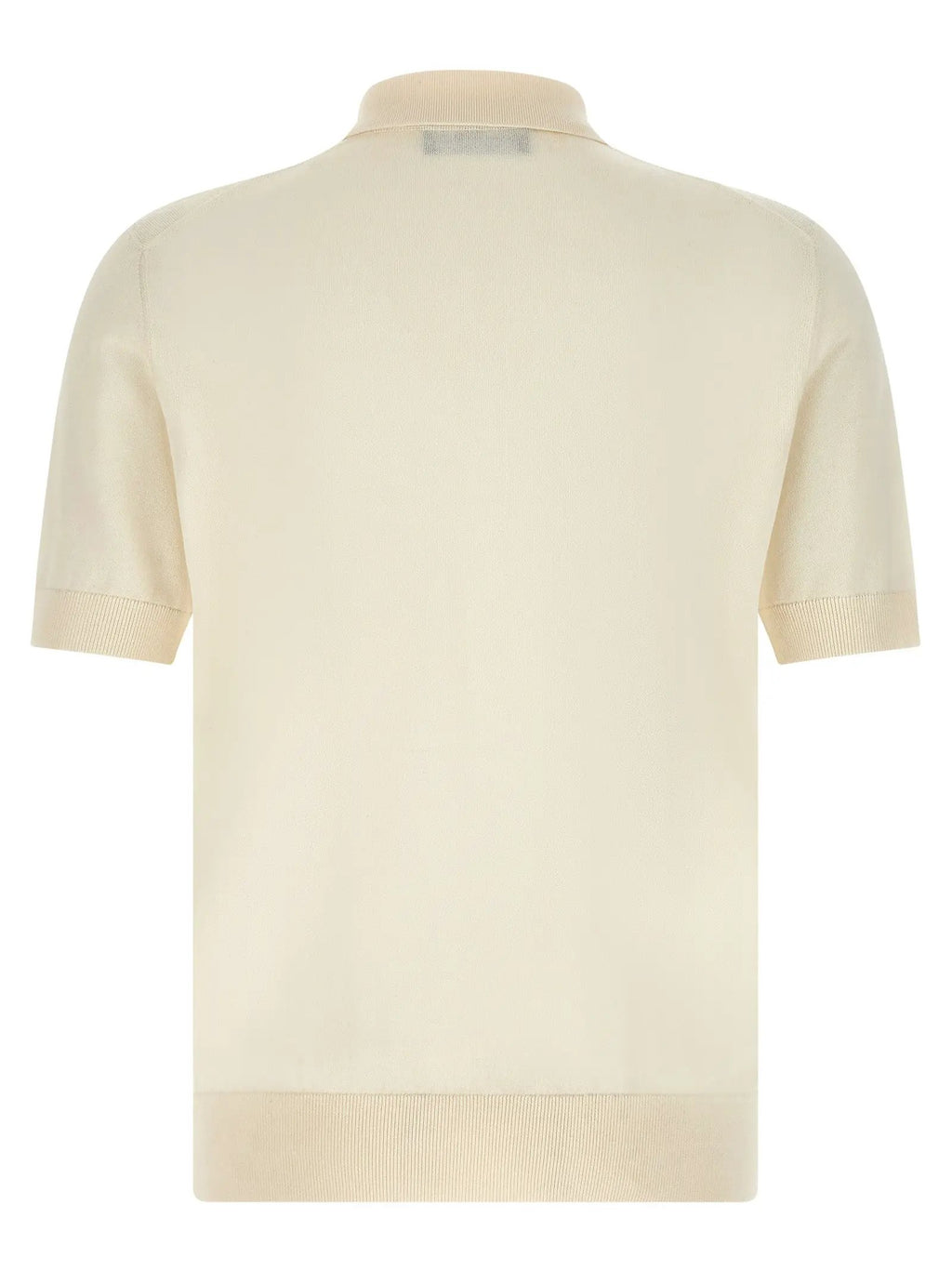 Dolce & Gabbana White Cotton Polo Shirt