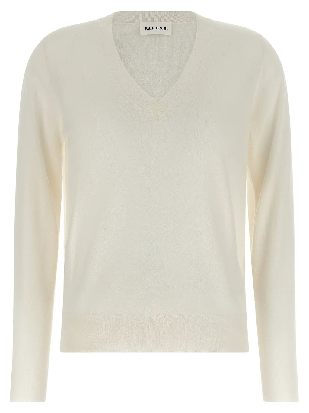 P.A.R.O.S.H. White Wool Cardigan