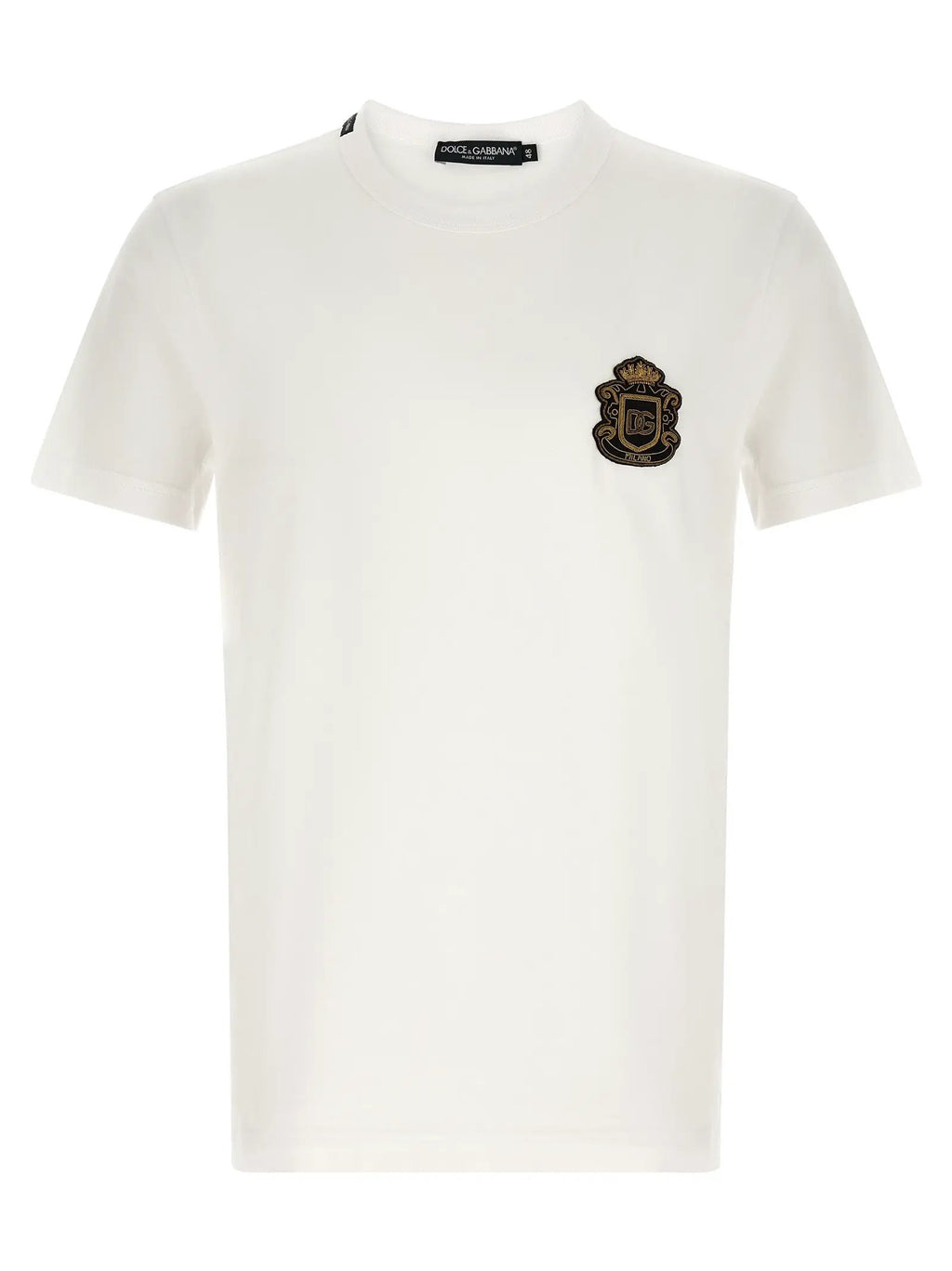 Dolce & Gabbana White Cotton T-Shirt