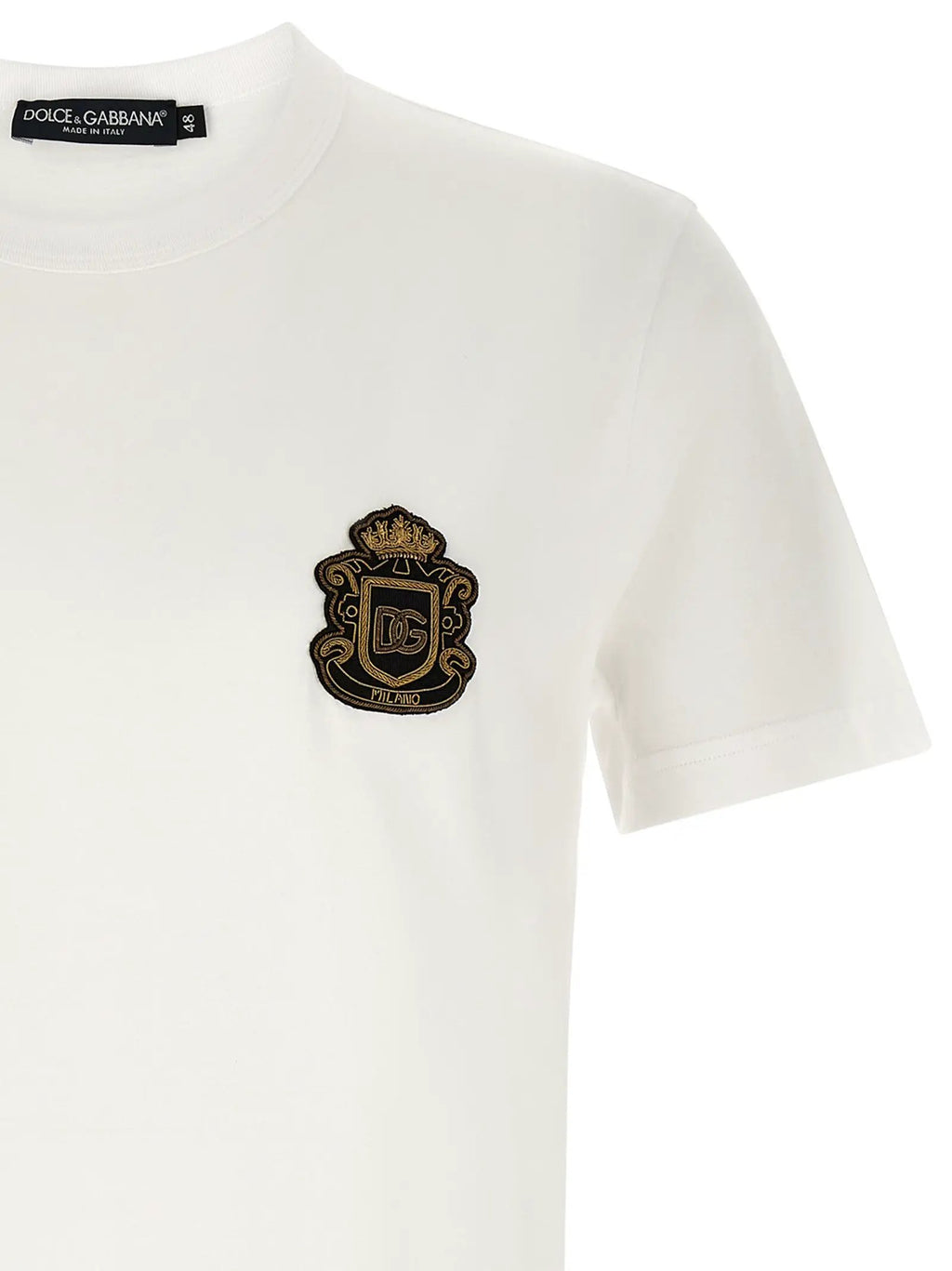 Dolce & Gabbana White Cotton T-Shirt