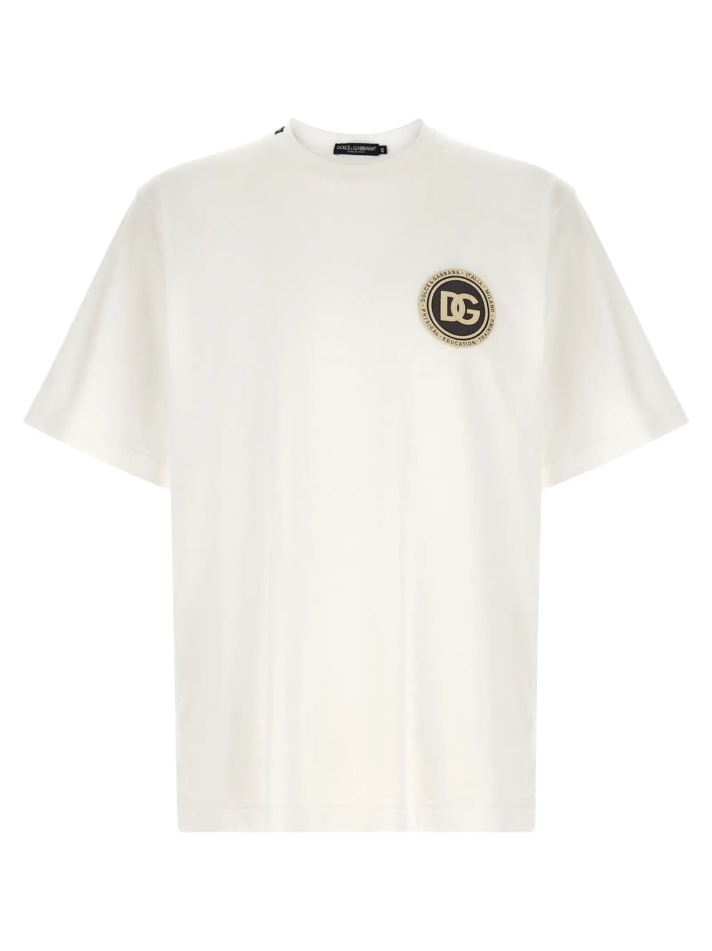 Dolce & Gabbana White Cotton T-Shirt