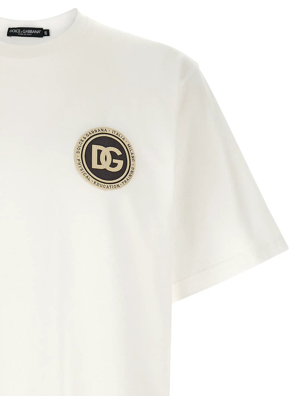 Dolce & Gabbana White Cotton T-Shirt