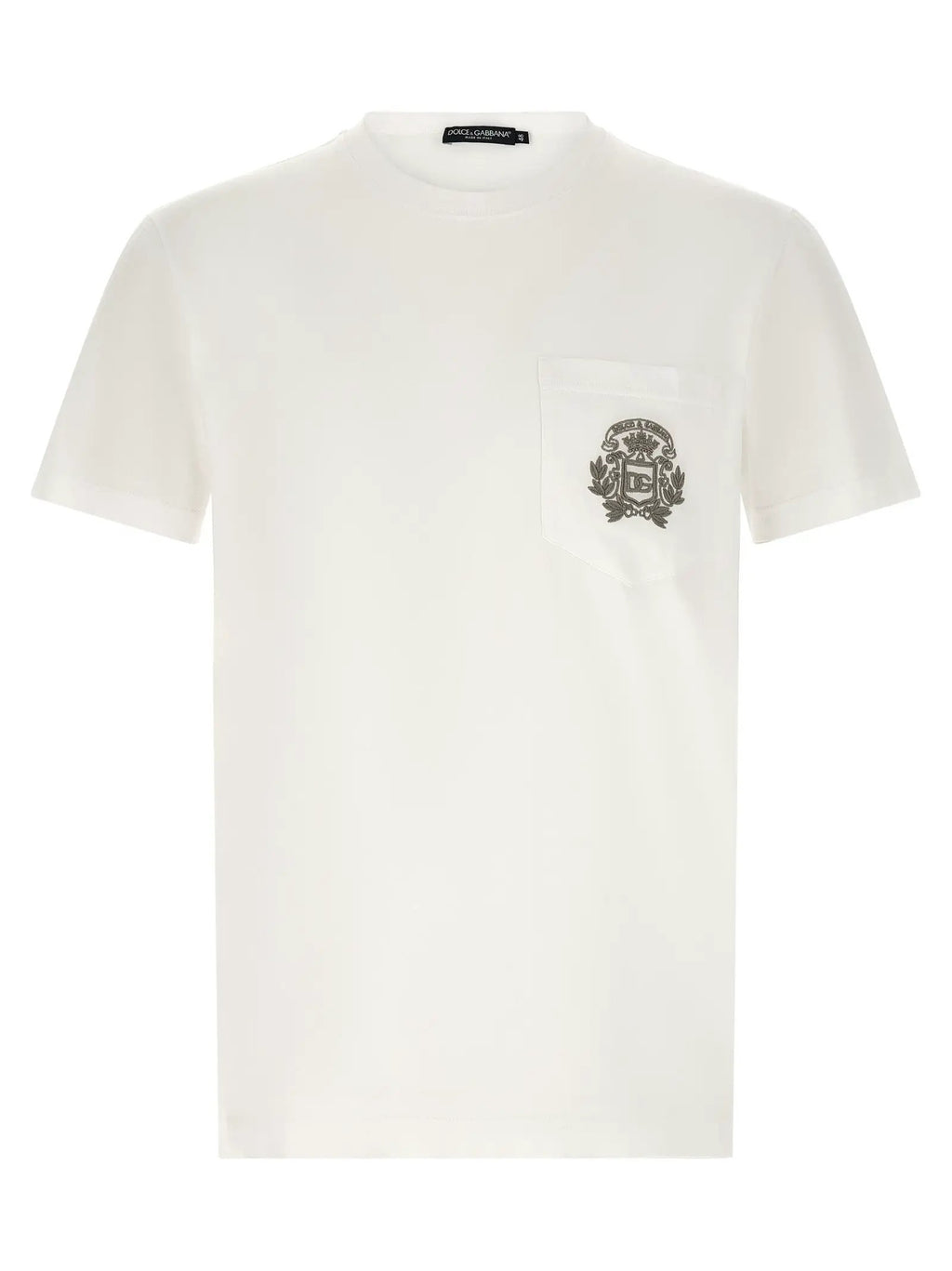 Dolce & Gabbana White Cotton T-Shirt