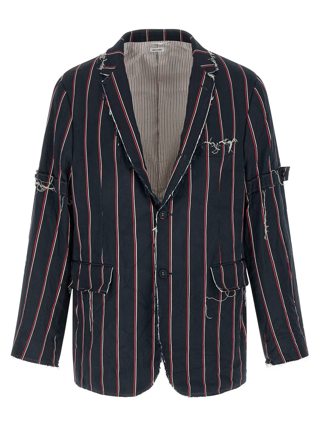 Thom Browne Blue Silk Blazer