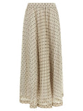 P.A.R.O.S.H. Beige Polyester Mini Skirt
