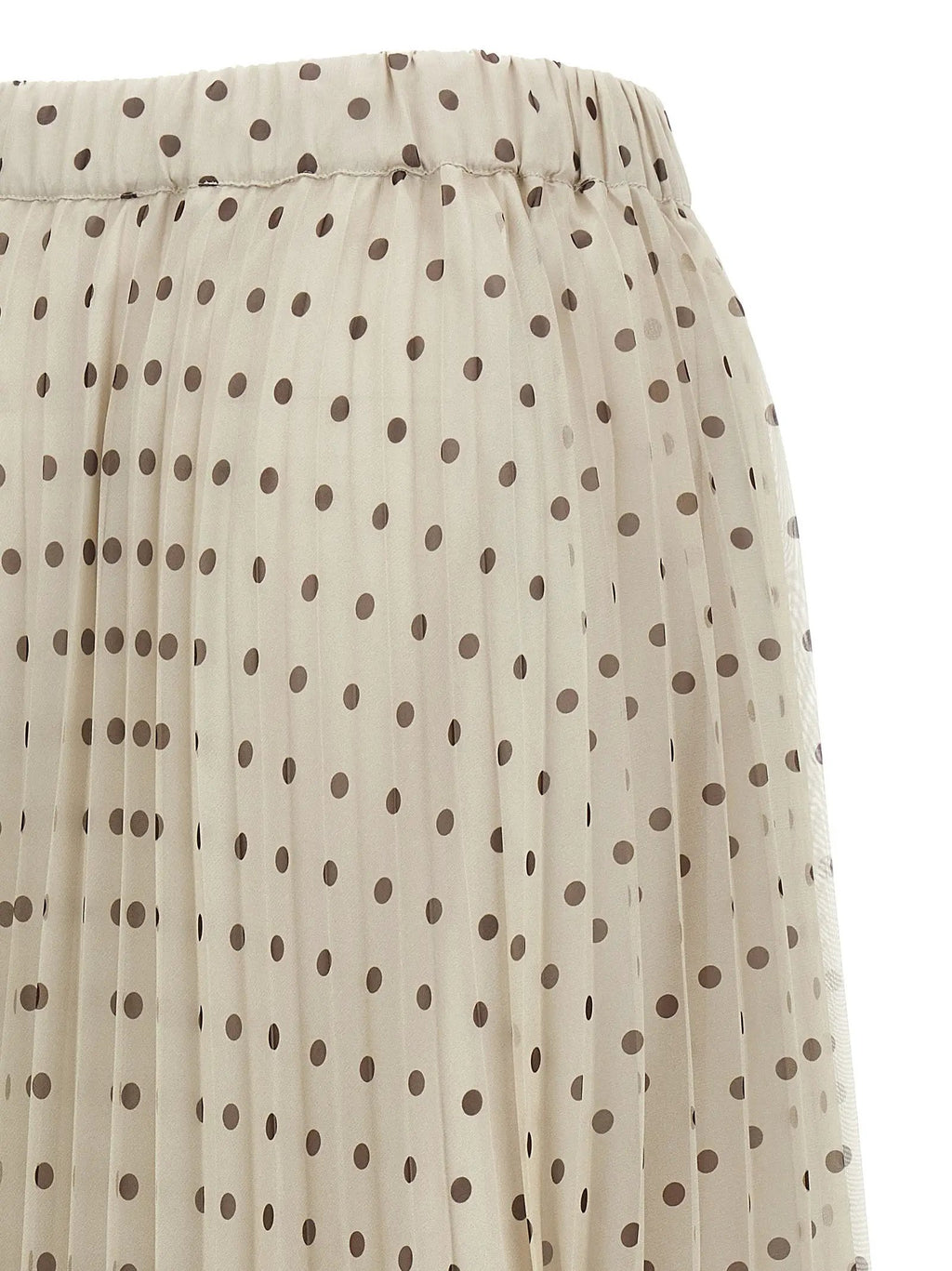 P.A.R.O.S.H. Beige Polyester Mini Skirt