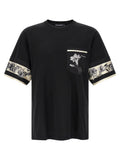 Dolce & Gabbana Black Cotton Long Sleeve T-Shirt