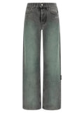 Off-White Gray Cotton Jeans Denim