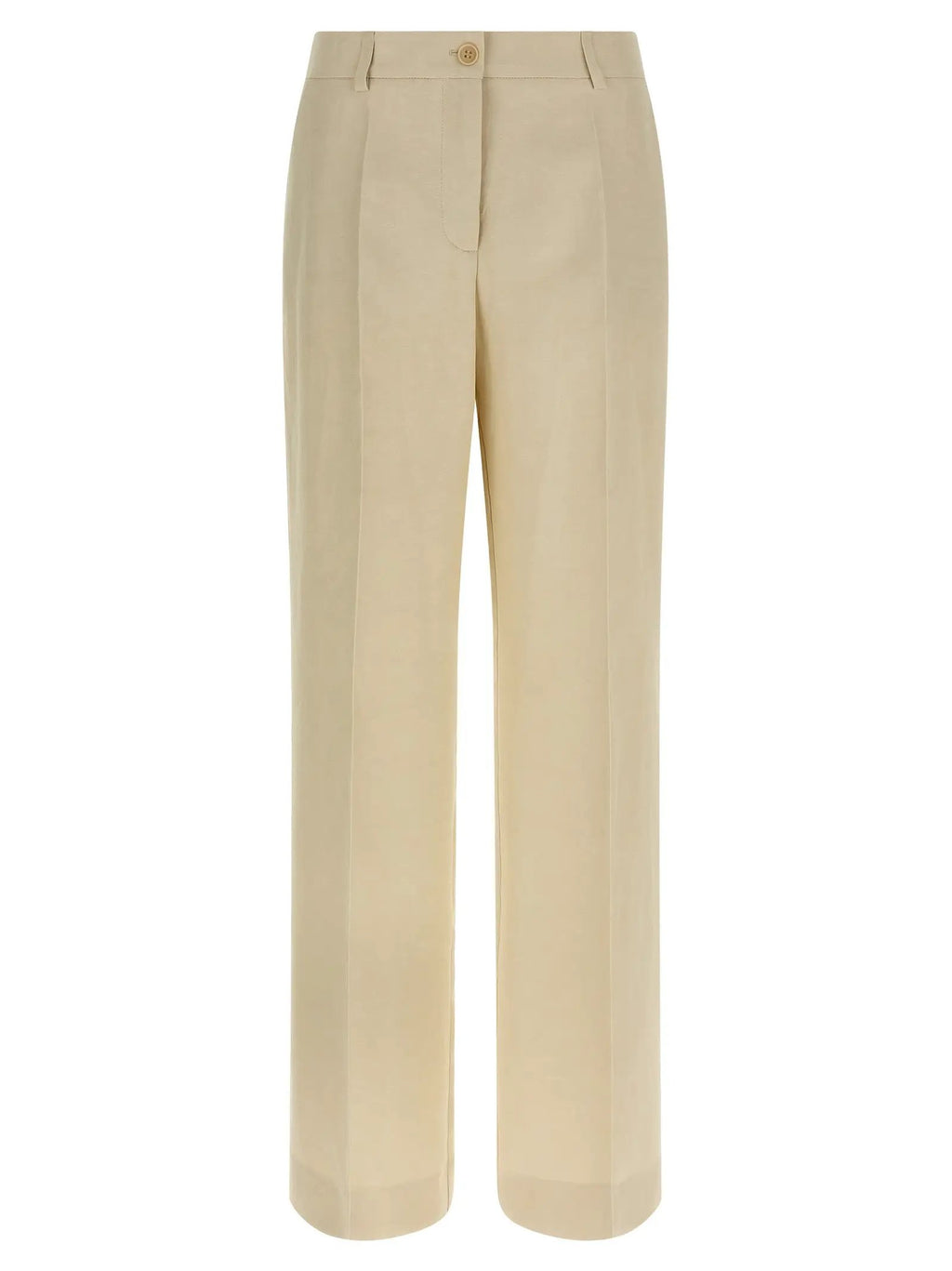 P.A.R.O.S.H. Beige Viscose Casual Pants
