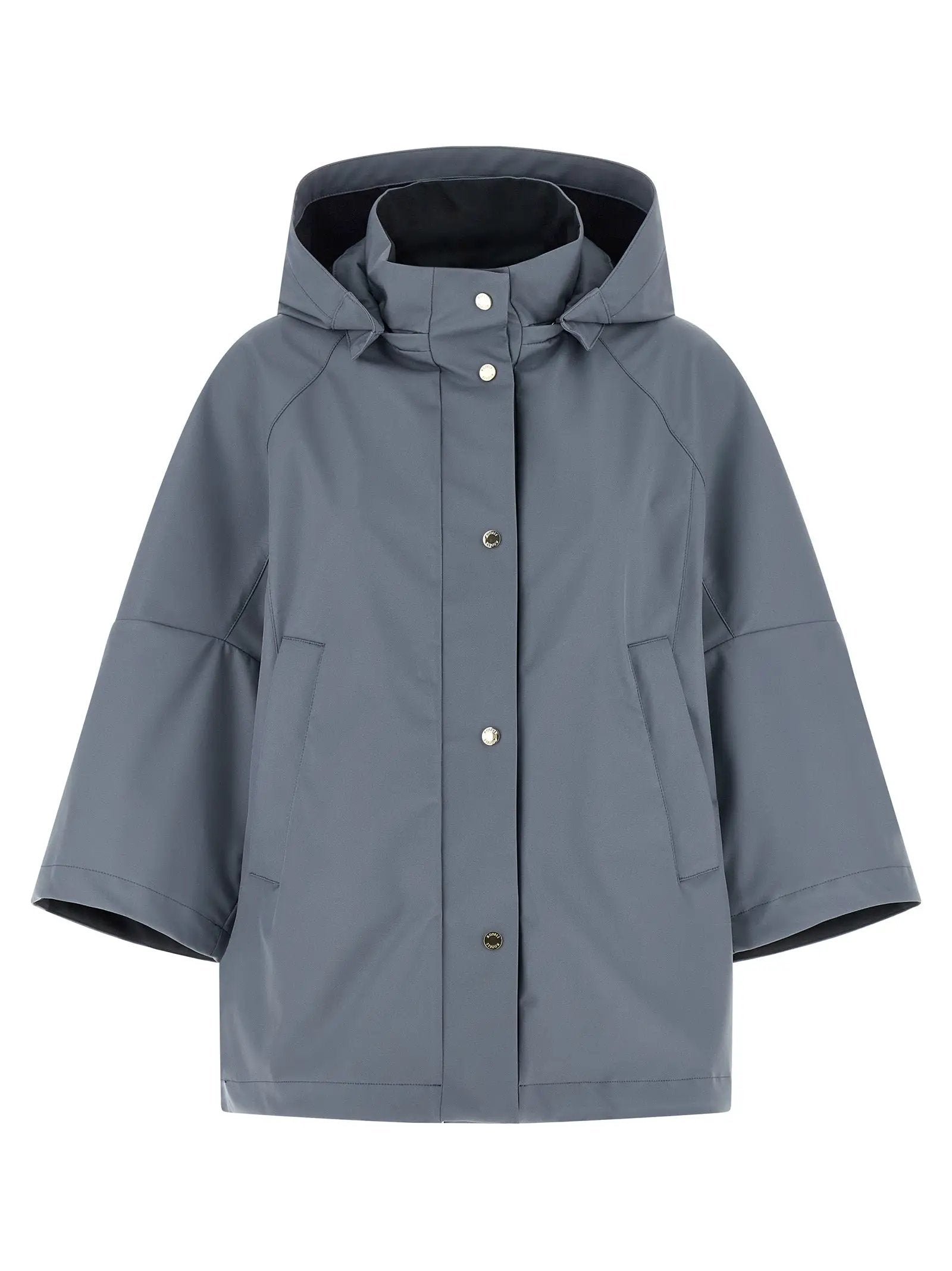 MooRER Blue Polyester Shell Jacket