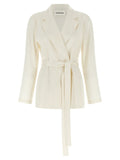P.A.R.O.S.H. White Polyester Blazer