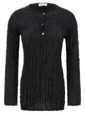 P.A.R.O.S.H. Black Silk Blouse