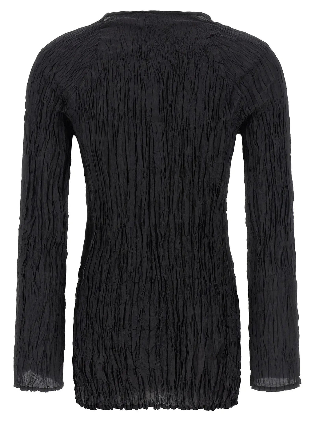 P.A.R.O.S.H. Black Silk Blouse