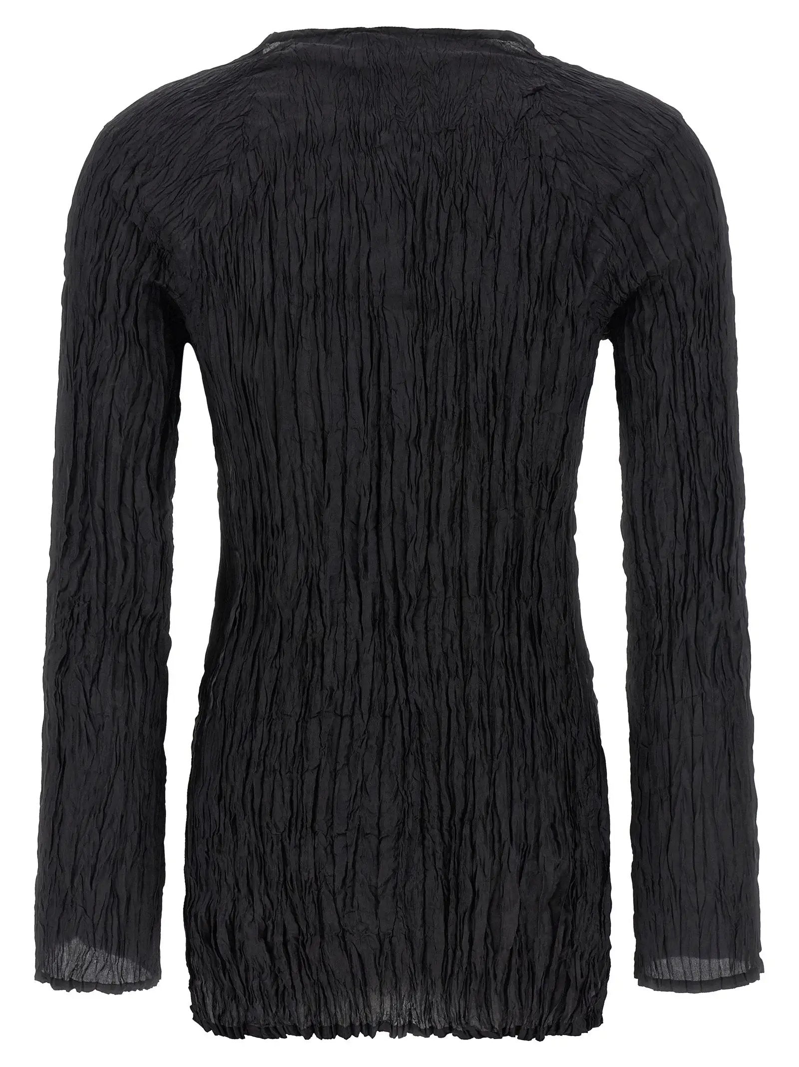 P.A.R.O.S.H. Black Silk Blouse