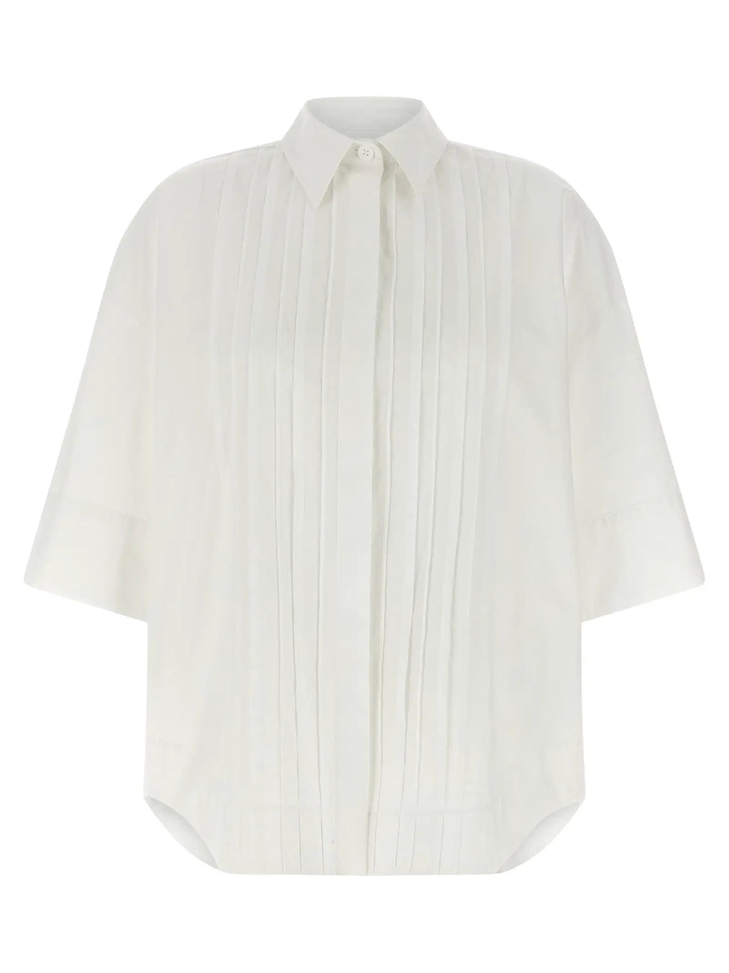 P.A.R.O.S.H. White Cotton Blouse