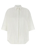 P.A.R.O.S.H. White Cotton Blouse