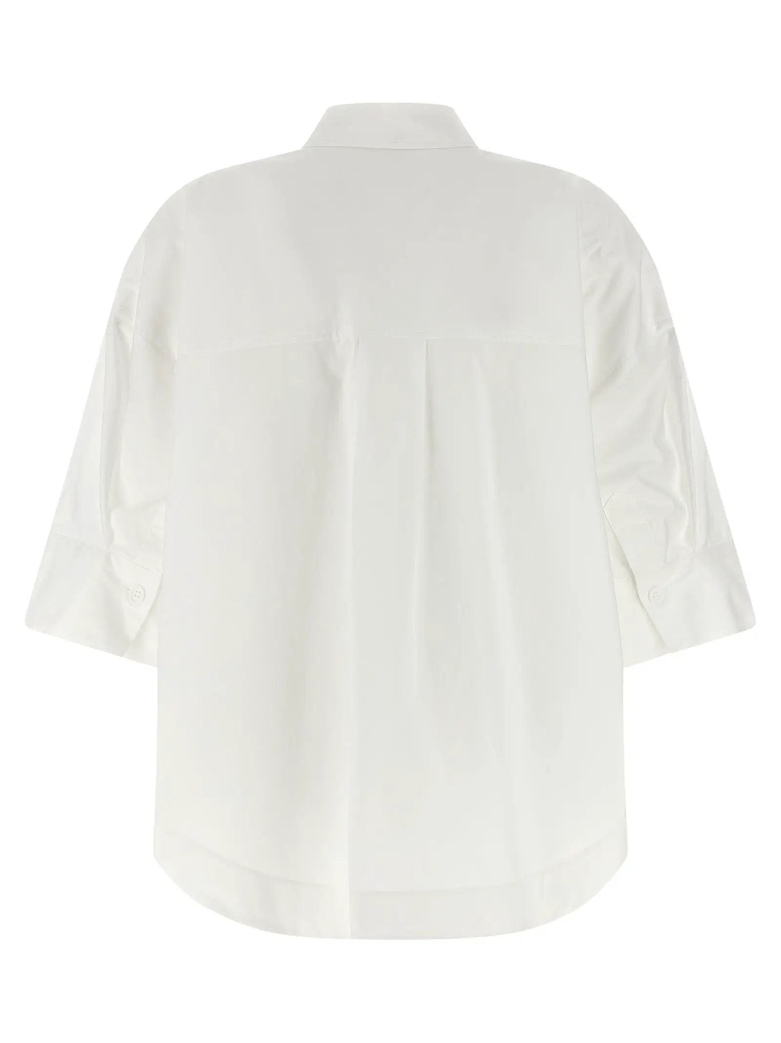 P.A.R.O.S.H. White Cotton Blouse