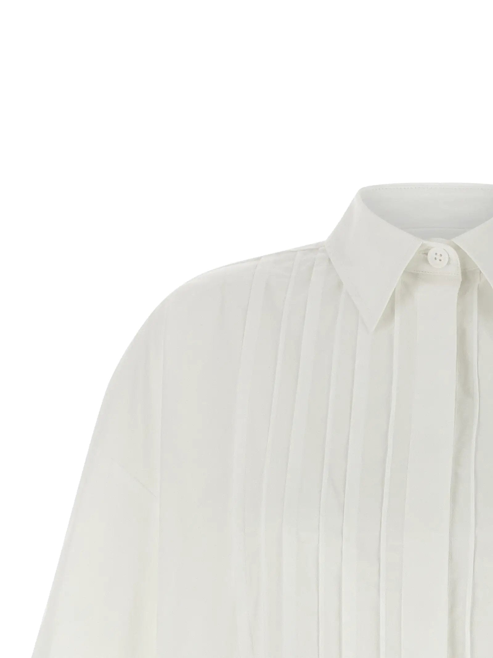 P.A.R.O.S.H. White Cotton Blouse