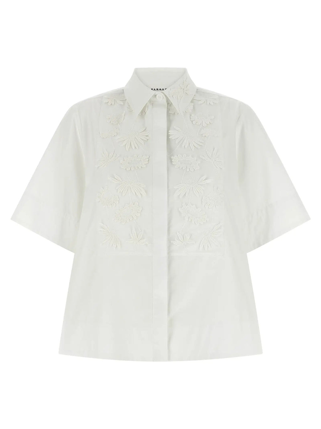 P.A.R.O.S.H. White Cotton Blouse
