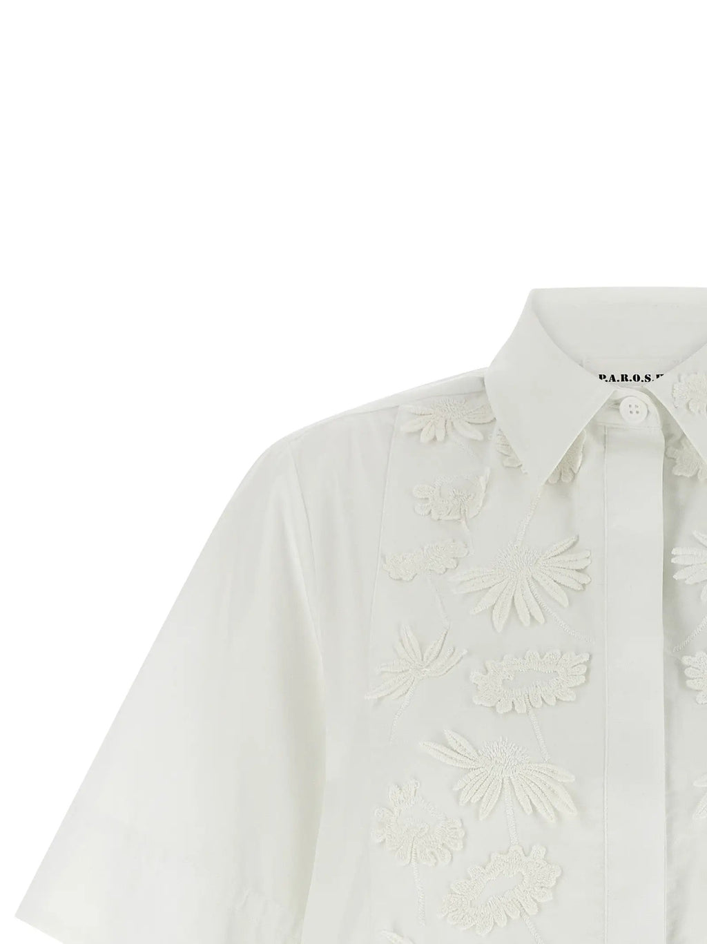 P.A.R.O.S.H. White Cotton Blouse