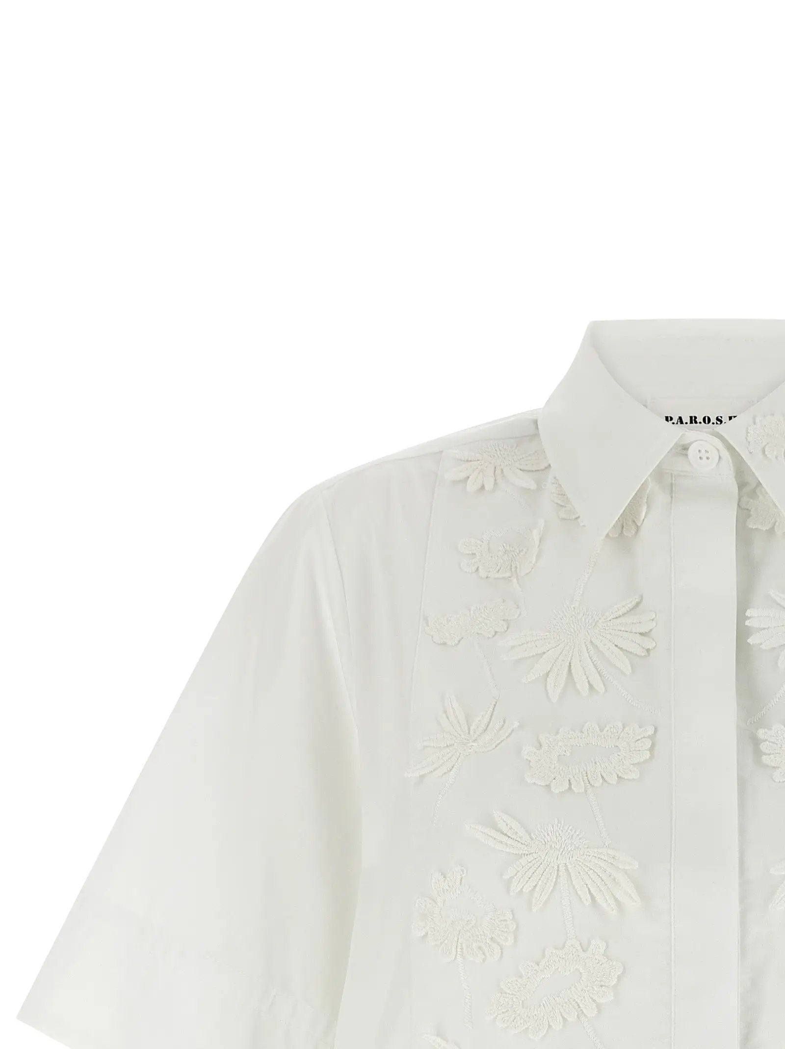 P.A.R.O.S.H. White Cotton Blouse