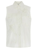 P.A.R.O.S.H. White Polyamide Blouse