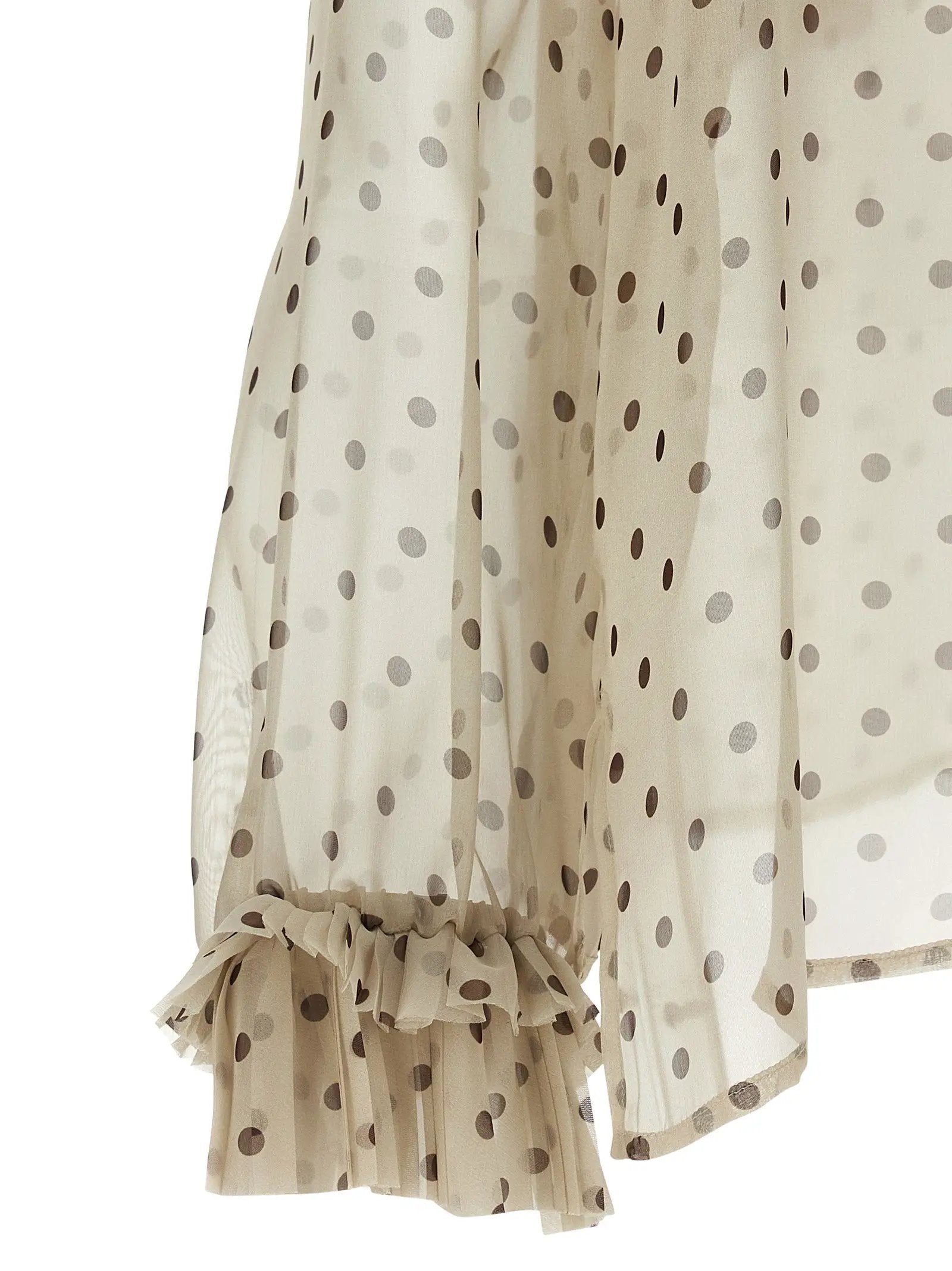 P.A.R.O.S.H. Beige Polyester Blouse