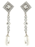 Alessandra Rich Silver Plastic Earrings