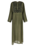 P.A.R.O.S.H. Bicolor Silk Long Dress