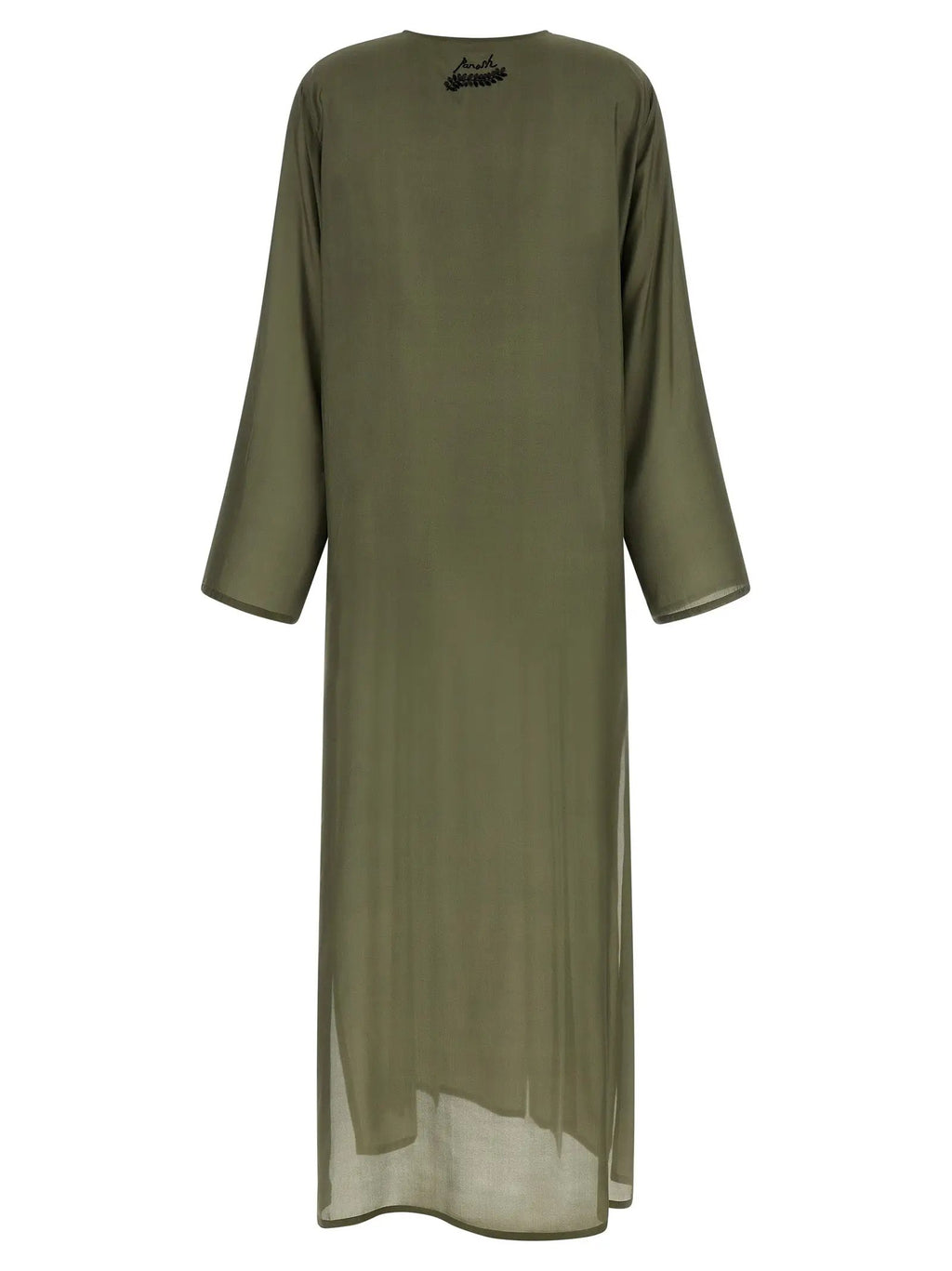 P.A.R.O.S.H. Bicolor Silk Long Dress