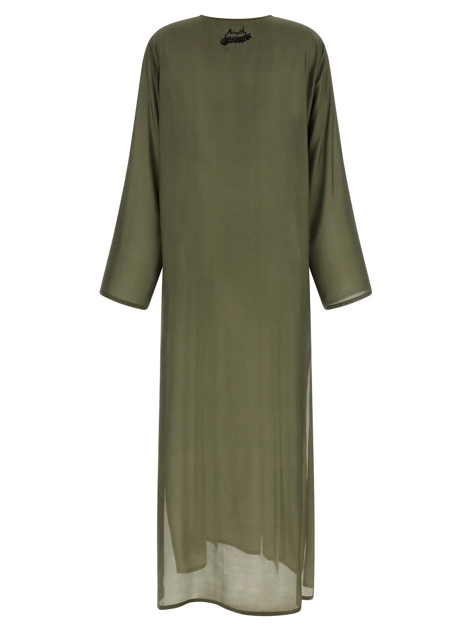 P.A.R.O.S.H. Bicolor Silk Long Dress