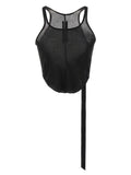 DRKSHDW Black Cotton Tank Tops