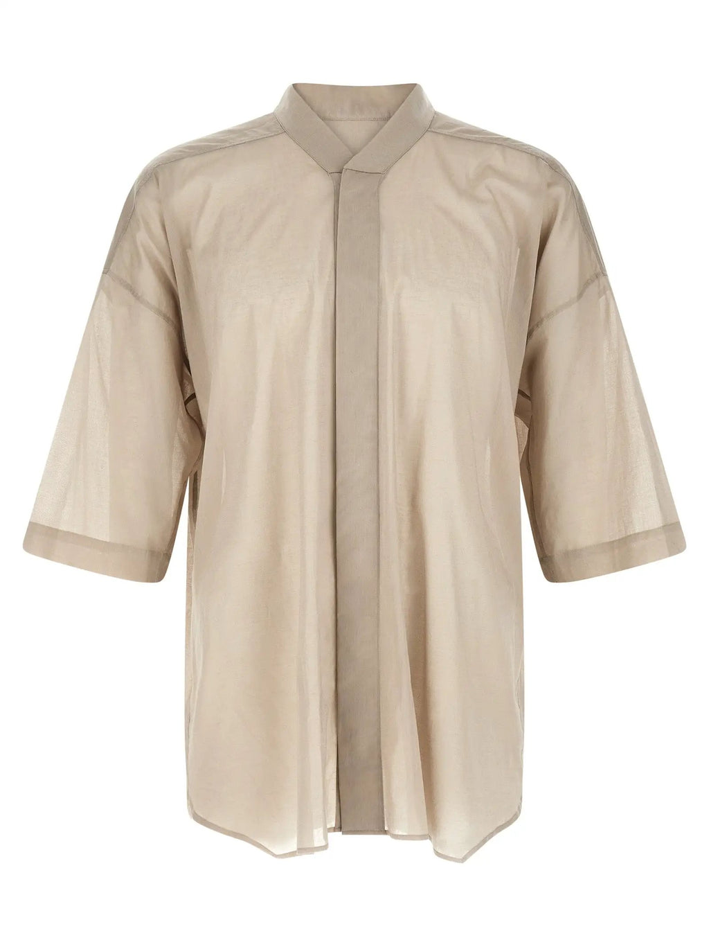 Rick Owens Gray Cotton Blouse